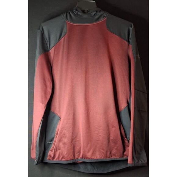 Under Armour Other - Under Armour Men's ColdGear Reactor Pullover Hoodie. Size XXL Fitted Maroon/Blk